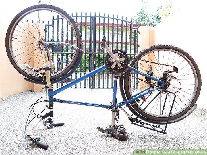 fahrrad richtig lagern auf den kopf stellen